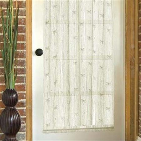 HERITAGE LACE Heritage Lace 7185W-4540DP Dragonfly 45 x 40 in. Door Panel - White 7185W-4540DP
